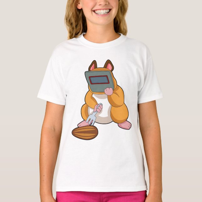 Hamster as Welder.PNG T-Shirt (Front)
