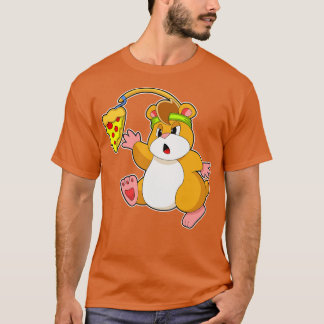 Hamster at Eating with Pizza T-Shirt