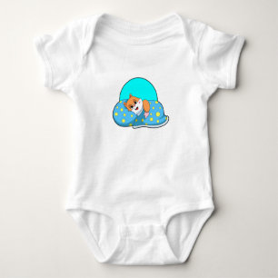 Hamster at Sleeping with Blanket.PNG Baby Bodysuit