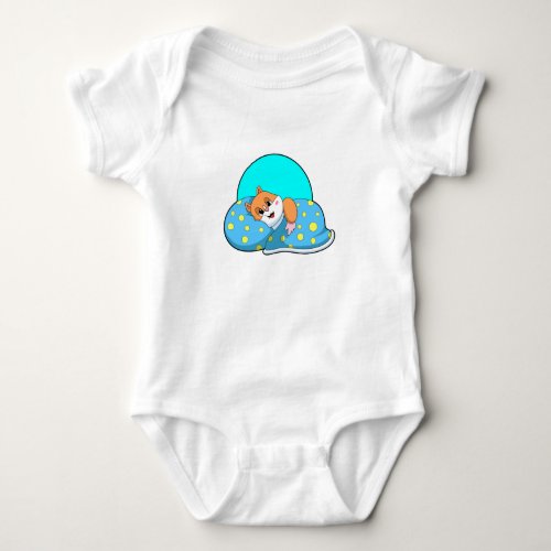 Hamster at Sleeping with BlanketPNG Baby Bodysuit