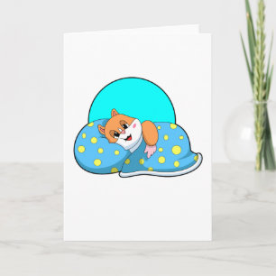 Hamster at Sleeping with Blanket.PNG Card
