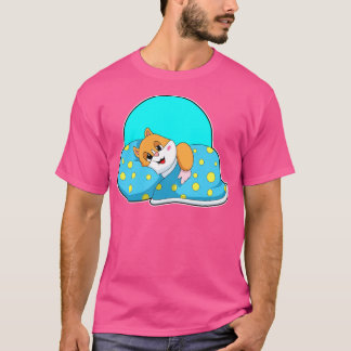 Hamster at Sleeping with Blanket T-Shirt