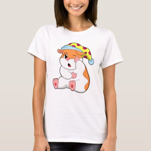 Hamster at Sleeping with Sleepyhead T_Shirt