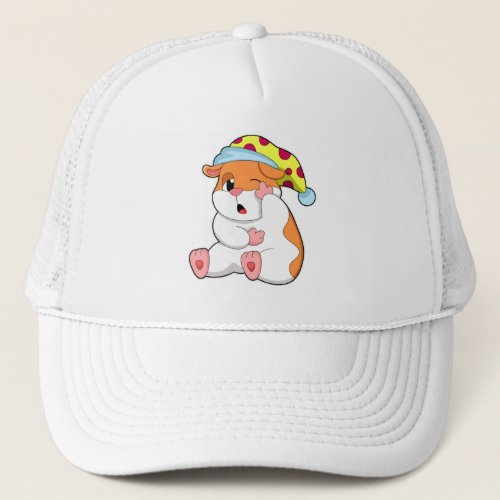 Hamster at Sleeping with Sleepyhead Trucker Hat