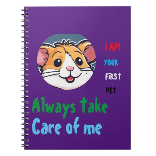 Hamster baby Spiral Photo Notebook