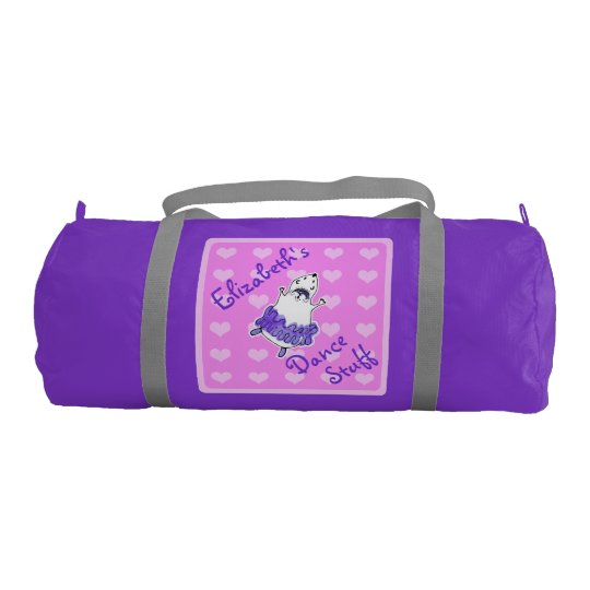 Hamster Ballerina Dance Bag Purple Pink Zazzle Hamster Ballerina Dance Bag Purple Pink