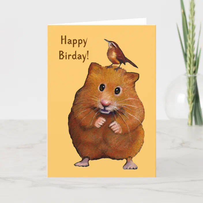 Bird Gift Celebrate Kids Birthday Gift BIRD BIRTHDAY CARD Funny Bird Wildlife Card Pun Handmade Greeting Card
