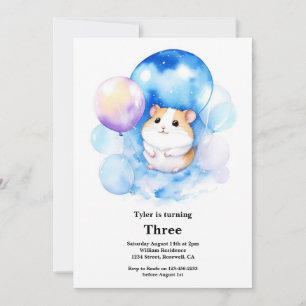 Hamster Birthday Invitation