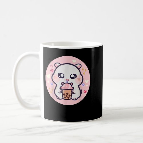 Hamster Boba Thai Milk Tea Bubble Tea Anime Kawaii Coffee Mug