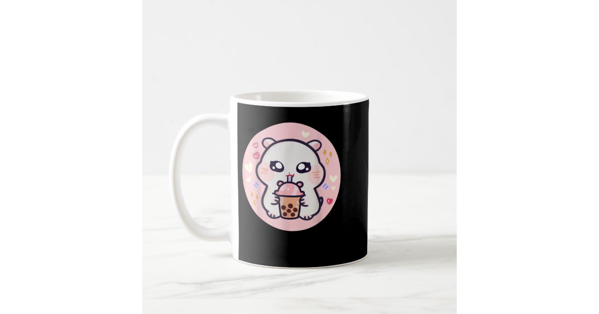 Boba Tumbler Cute Coffee Kawaii Smile 