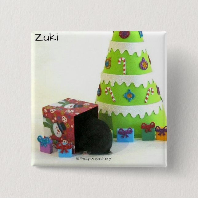 Hamster Butt! Pinback Button (Front)