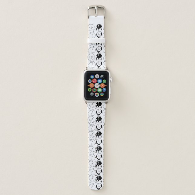 Hamster Butts Pattern Apple Watch Band (Front)