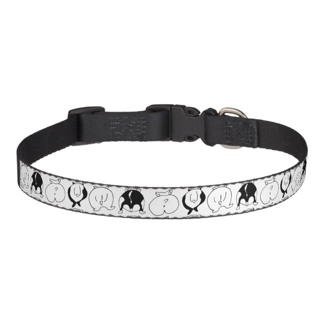 Hamster Butts Pattern Pet Collar (Front)