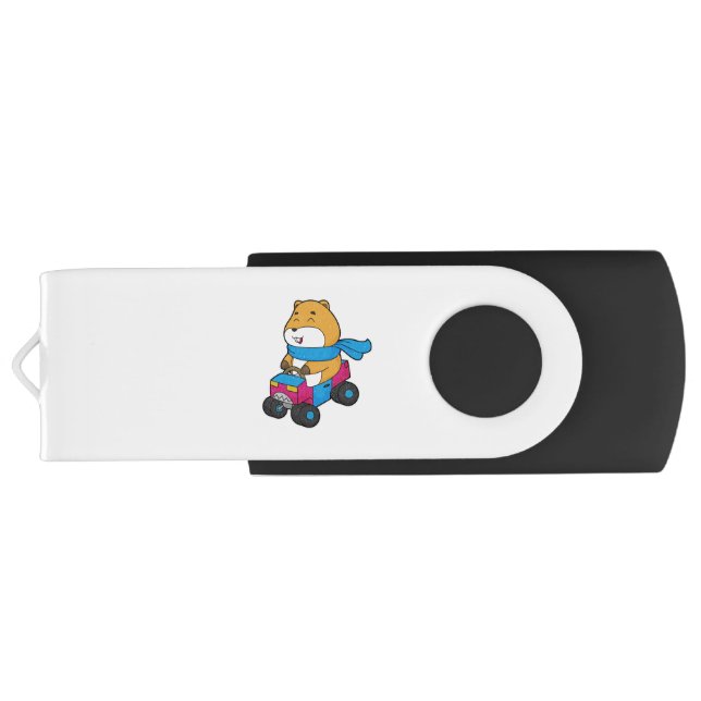 Hamster Car Flash Drive (Back)