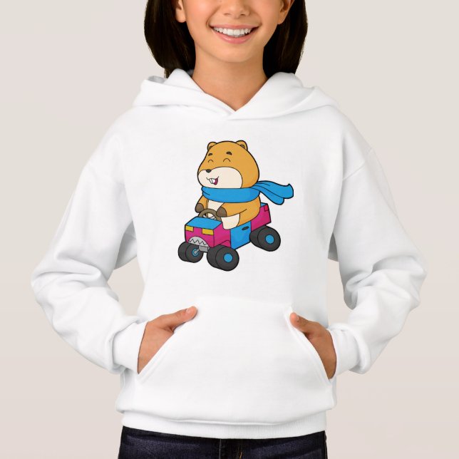 Hamster Car Hoodie (Front)