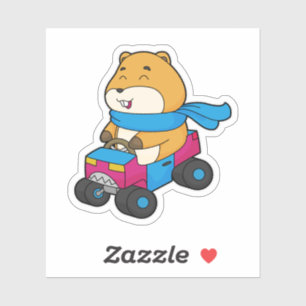 Hamster Car Sticker