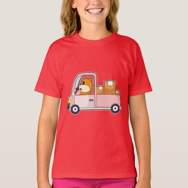 Hamster Car T-Shirt (Front)