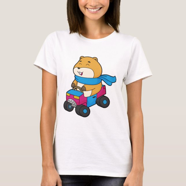 Hamster Car T-Shirt (Front)