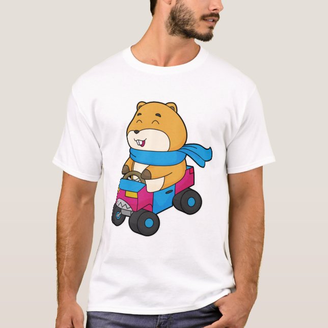 Hamster Car T-Shirt (Front)
