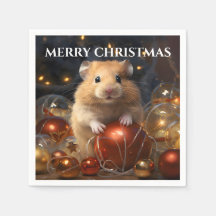 Hamster & Christmas Bauble