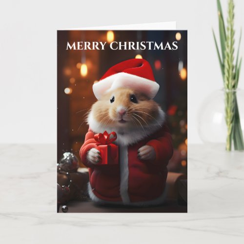 Hamster Christmas Card