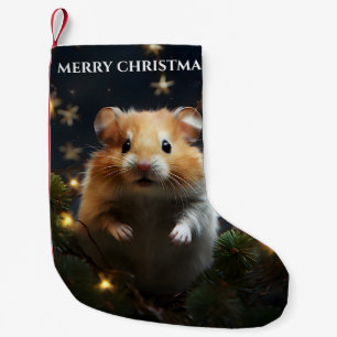Hamster & Christmas Lights Christmas Stocking