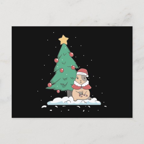 Hamster Christmas Tree Great Christmas Postcard