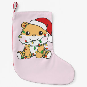 Hamster Christmas Winter Animals Holiday Hamsters Small Christmas Stocking