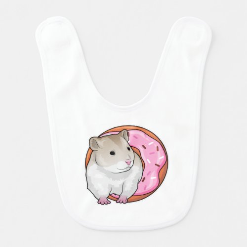 Hamster Donut Baby Bib