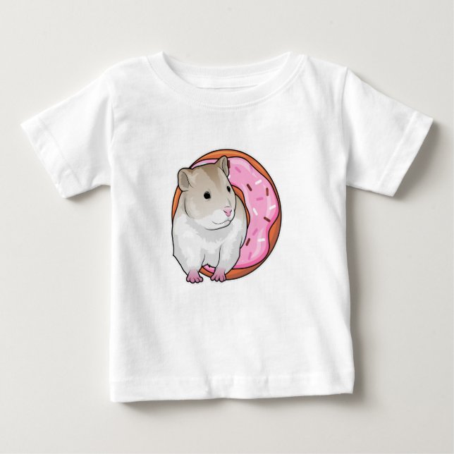 Hamster Donut Baby T-Shirt (Front)