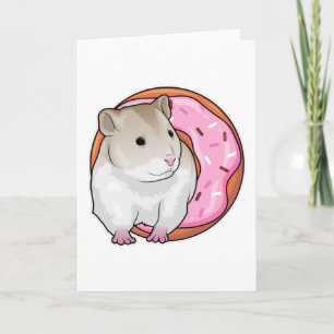 Hamster Donut Card