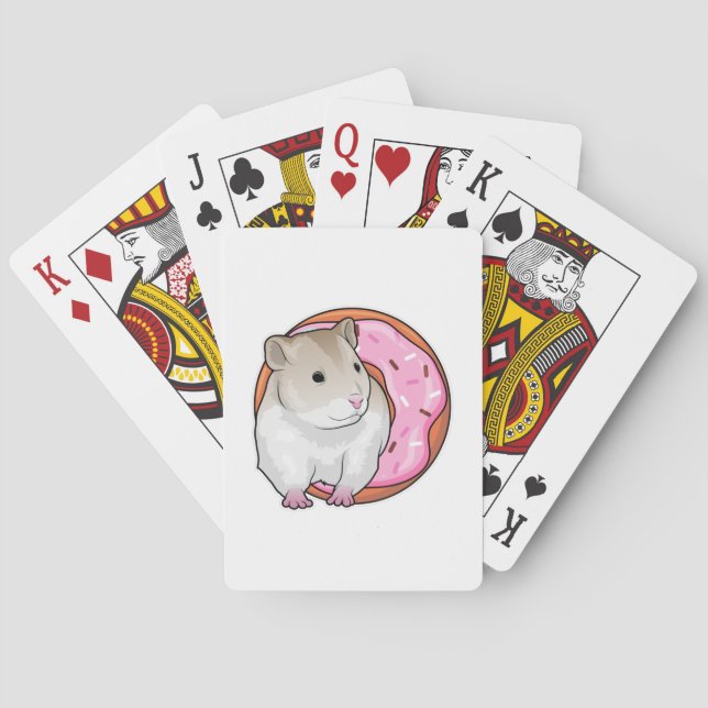 Hamster Donut Poker Cards (Back)