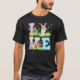 Hamster Easter Egg Hunt Love Hamster Easter Sunda T-Shirt