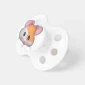Hamster - Emoji Pacifier (Front Right)