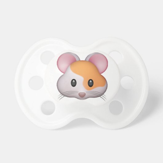 Hamster - Emoji Pacifier (Front)
