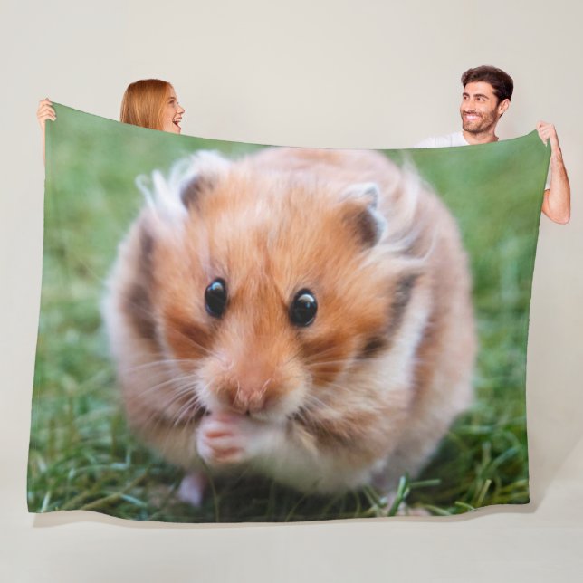 HAMSTER FLEECE BLANKET (In Situ)