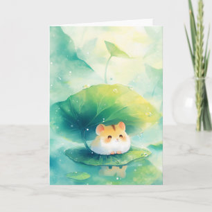 Hamster Floating Fun Card