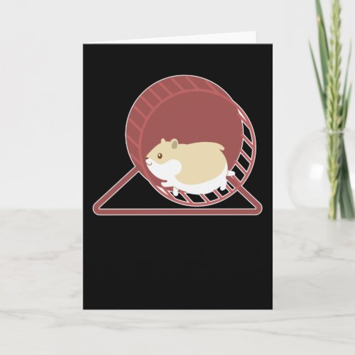 Hamster Funny Design Rodent Dwarf Hamster Gift Card