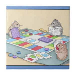 Hamster Games Ceramic Tile
