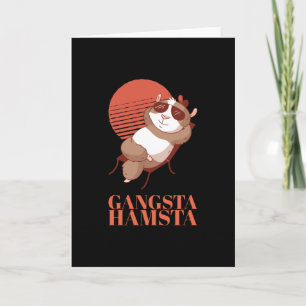 Hamster - Gangsta Hamsta Card