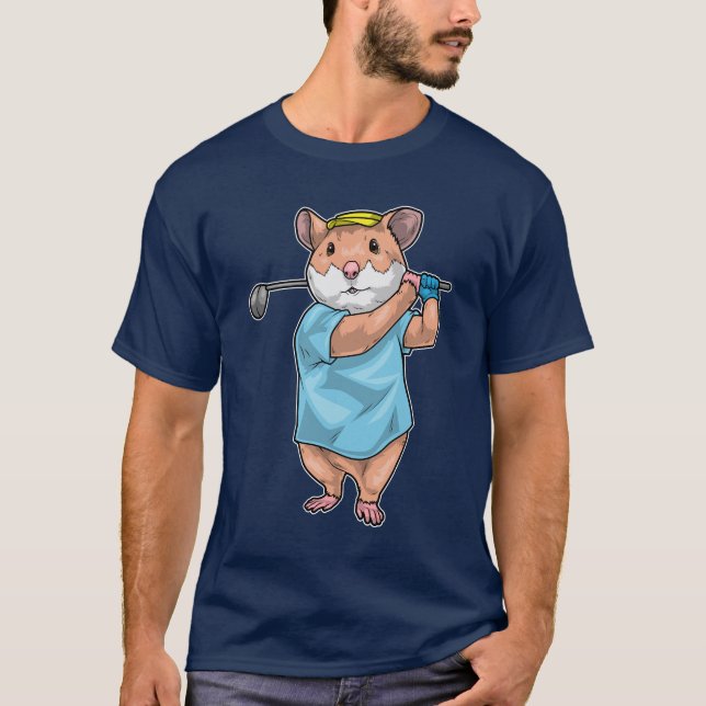 Hamster Golf Golf club T-Shirt (Front)