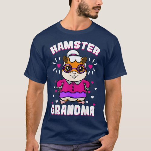 Hamster Grandma Syrian Campbells Dwarf Granny T_Shirt