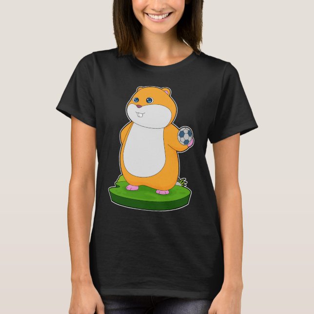 Hamster Handball player Handball T-Shirt (Front)