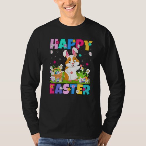 Hamster  Happy Easter Bunny Hamster Easter Sunday T_Shirt