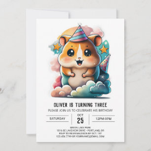 Hamster Haven Birthday Invitation