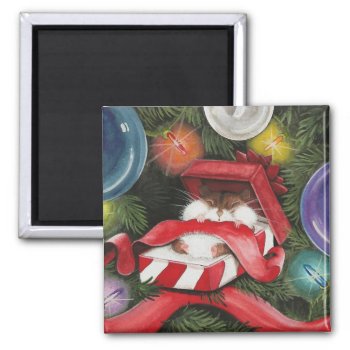 Hamster Holiday Magnet by AmyLynBihrle at Zazzle