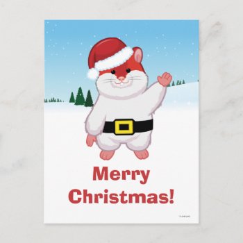 Hamster Holiday Postcard by webkinz at Zazzle