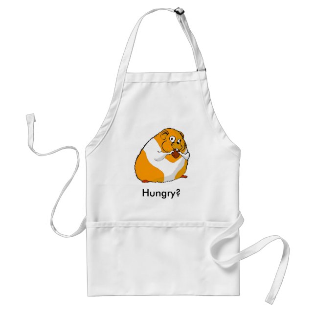 Hamster, Hungry? Adult Apron (Front)