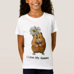 Hamster, I Love My Hammy Kid&#39;s Shirt at Zazzle