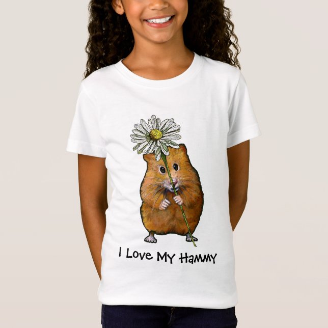 HAMSTER, I Love My Hammy KID'S SHIRT (Front)